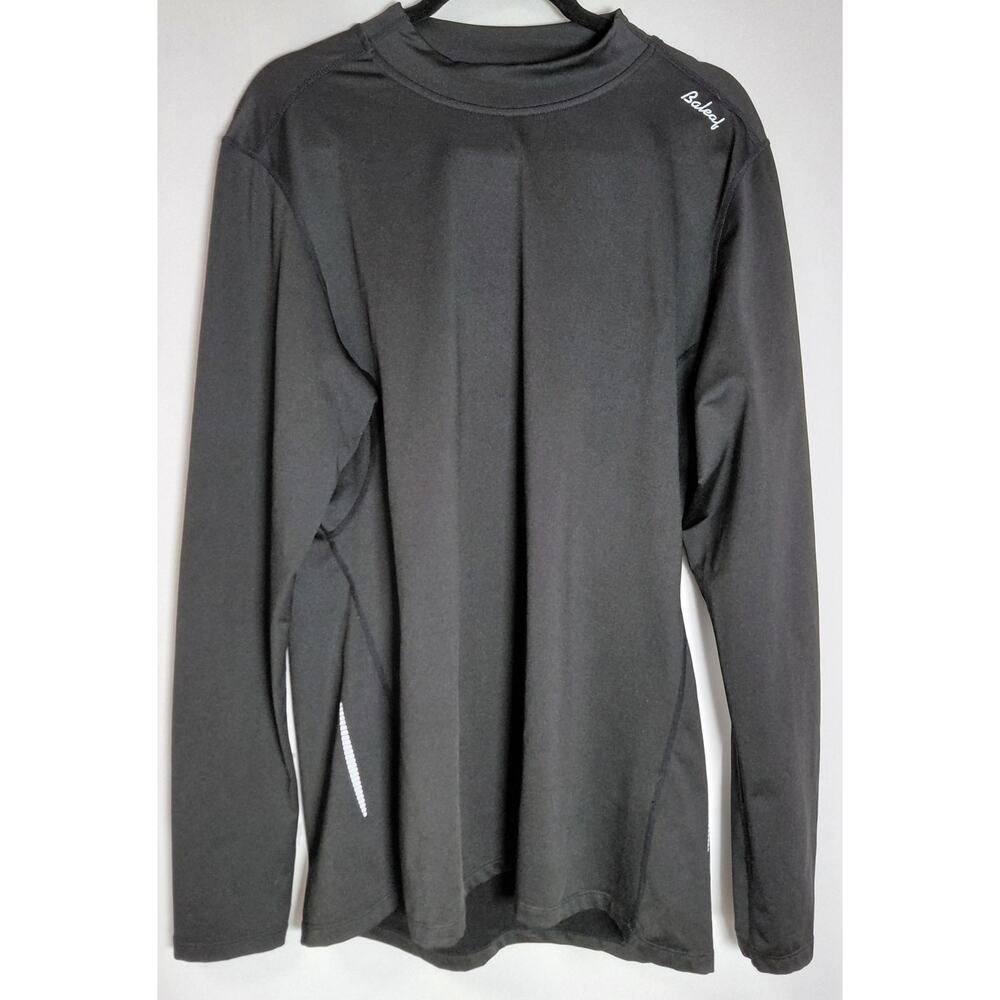 BALEAF Black Long Sleeve Top Solid Knit Men Size 2XL